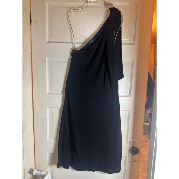 Banana Republic Factory TENCEL™ KNEE-LENGTH DRESS small NWT little black  dress - Picture 5 of 11